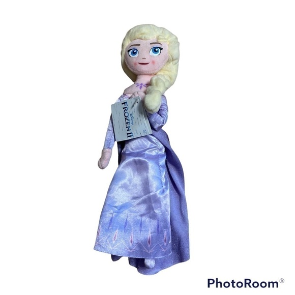 Disney Frozen II Elsa Small Plush Doll Stuffed NWT Kids Toy - Picture 1 of 4